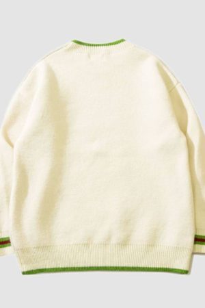 Style Core Aesthetics, New Style Trends Stylish Cherry Pattern Sweater