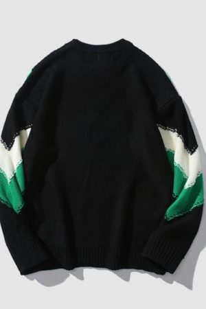 Style Core Aesthetics, New Style Trends Stylish Chevron Striped Sweater