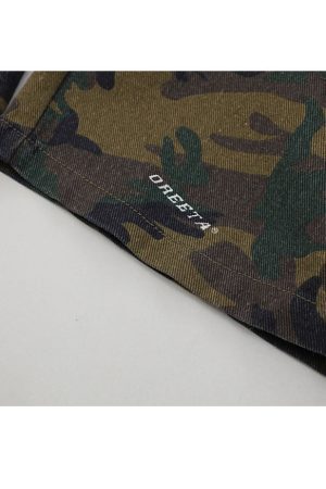 Style Core Aesthetics, New Style Trends Stylish Letter Print Camo Overalls