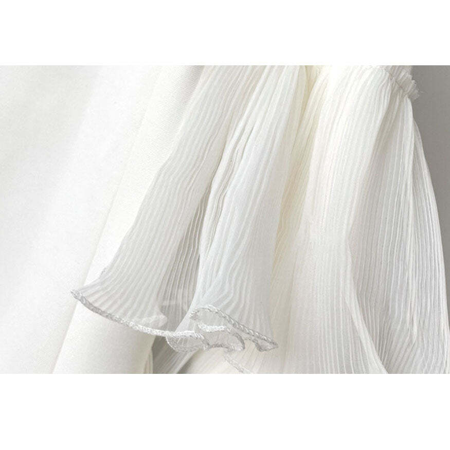 Style Core Aesthetics, New Style Trends Stylish Mesh Ruffle Decor Blazer Style Core Aesthetics, New Style Trends Stylish Mesh Ruffle Decor Blazer