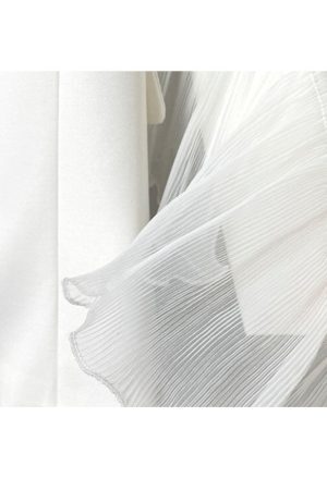 Style Core Aesthetics, New Style Trends Stylish Mesh Ruffle Decor Blazer