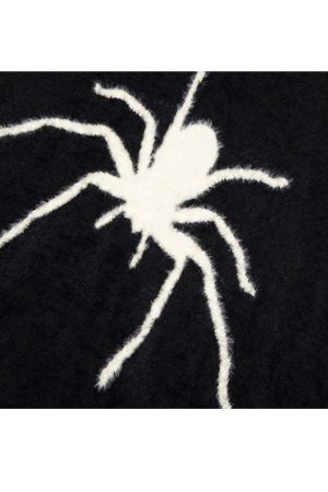 Style Core Aesthetics, New Style Trends Stylish Spider Pattern Sweater