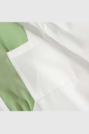 Style Core Aesthetics, New Style Trends Stylish Two-Tone Casual Shirt