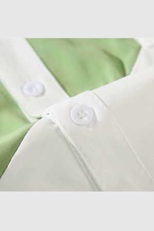 Style Core Aesthetics, New Style Trends Stylish Two-Tone Casual Shirt