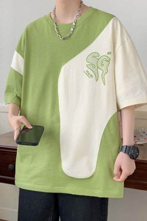 Style Core Aesthetics, New Style Trends Summer Colorblock Tee