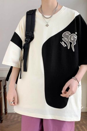 Style Core Aesthetics, New Style Trends Summer Colorblock Tee