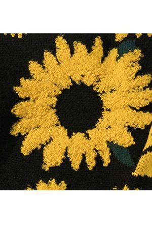 Style Core Aesthetics, New Style Trends Sunflower Pattern Embroidery Knit Sweater