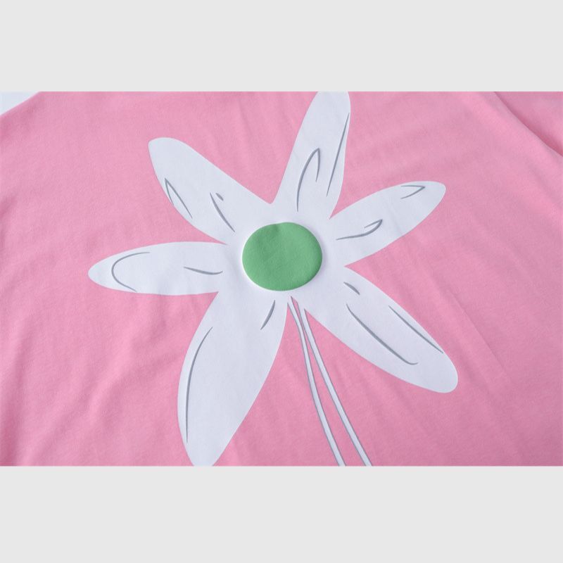 Style Core Aesthetics, New Style Trends Sunflower Pattern Printed Tee Style Core Aesthetics, New Style Trends Sunflower Pattern Printed Tee