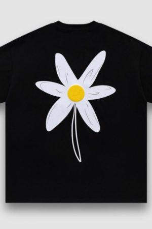 Style Core Aesthetics, New Style Trends Sunflower Pattern Printed Tee