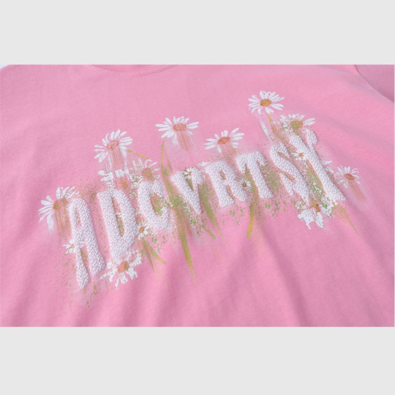 Style Core Aesthetics, New Style Trends Sunflower Pattern Printed Tee Style Core Aesthetics, New Style Trends Sunflower Pattern Printed Tee