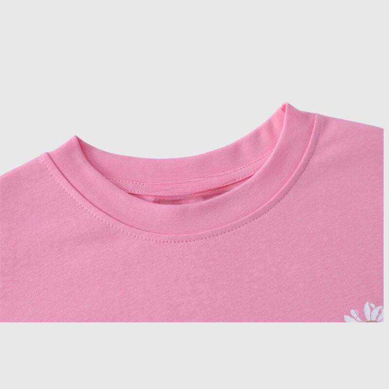 Style Core Aesthetics, New Style Trends Sunflower Pattern Printed Tee Style Core Aesthetics, New Style Trends Sunflower Pattern Printed Tee