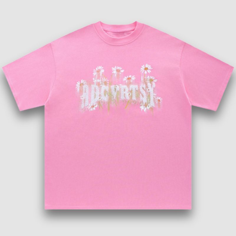 Style Core Aesthetics, New Style Trends Sunflower Pattern Printed Tee Style Core Aesthetics, New Style Trends Sunflower Pattern Printed Tee