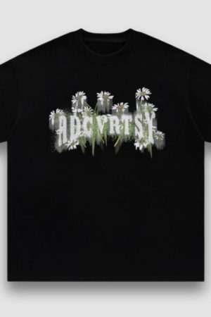 Style Core Aesthetics, New Style Trends Sunflower Pattern Printed Tee