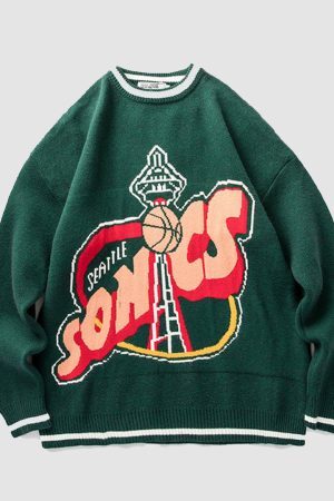 Style Core Aesthetics, New Style Trends SuperSonics Knitted Sweater
