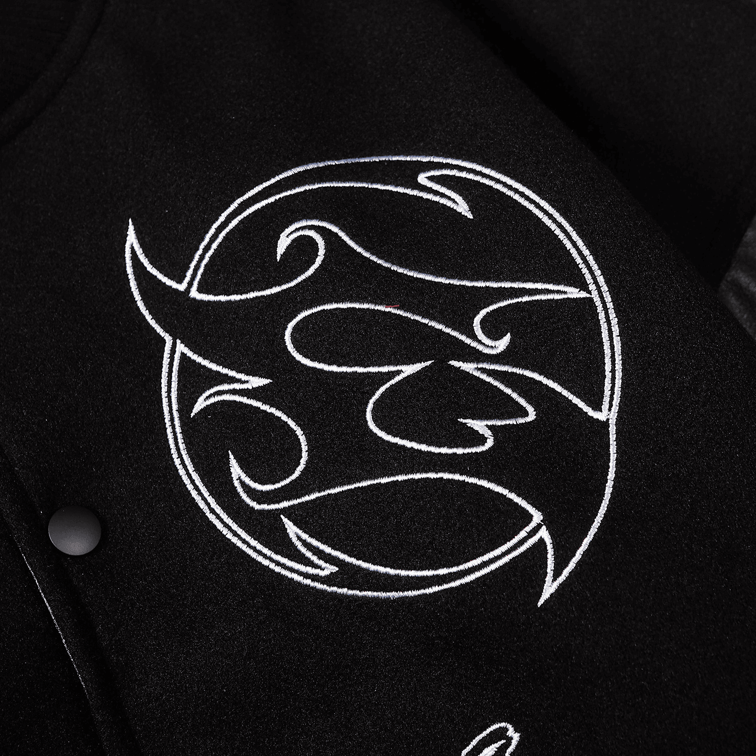 Style Core Aesthetics, New Style Trends Symbol Embroidery PU Leather Stitching Baseball Jacket Style Core Aesthetics, New Style Trends Symbol Embroidery PU Leather Stitching Baseball Jacket