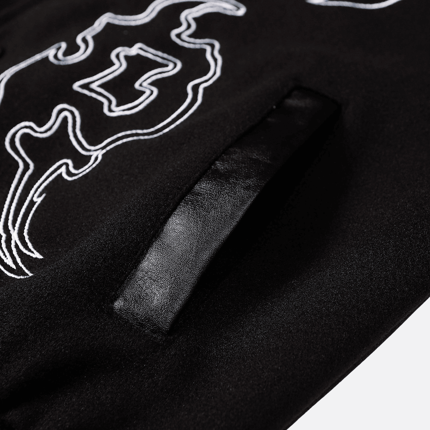 Style Core Aesthetics, New Style Trends Symbol Embroidery PU Leather Stitching Baseball Jacket Style Core Aesthetics, New Style Trends Symbol Embroidery PU Leather Stitching Baseball Jacket