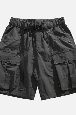 Style Core Aesthetics, New Style Trends Techwear Utility Cargo Shorts