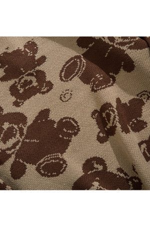Style Core Aesthetics, New Style Trends Teddy Bear Knitted Sweater