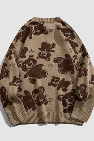 Style Core Aesthetics, New Style Trends Teddy Bear Knitted Sweater