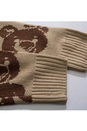 Style Core Aesthetics, New Style Trends Teddy Bear Knitted Sweater