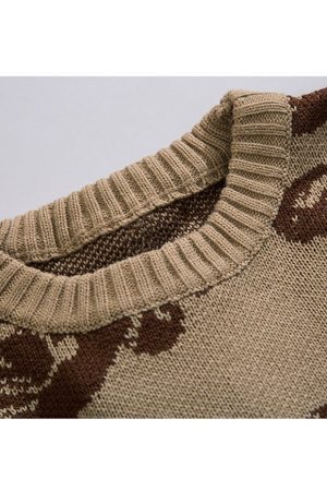 Style Core Aesthetics, New Style Trends Teddy Bear Knitted Sweater