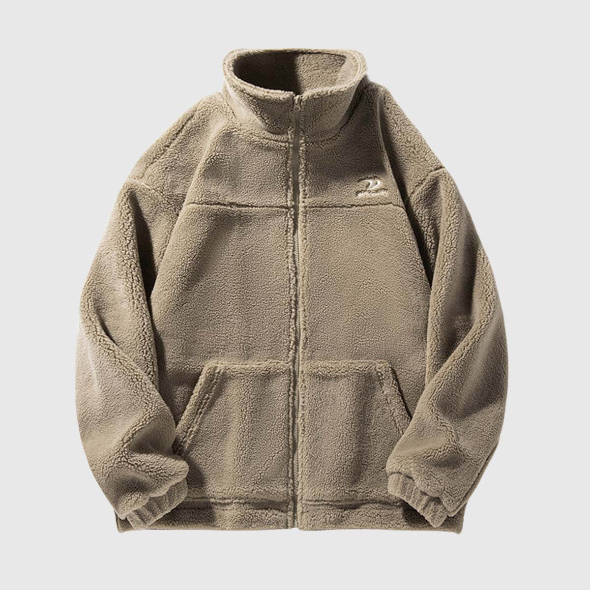 Style Core Aesthetics, New Style Trends Teddy Fleece Zip-Up Coat