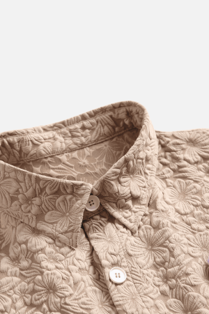 Style Core Aesthetics, New Style Trends Textured Floral Shirt