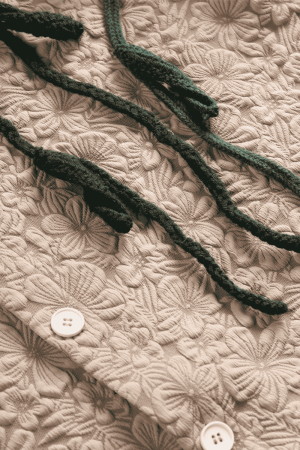 Style Core Aesthetics, New Style Trends Textured Floral Shirt