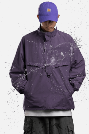 Style Core Aesthetics, New Style Trends Textured Half-Zip Tactical Windbreakers