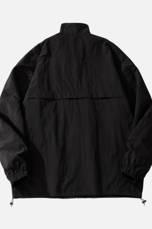 Style Core Aesthetics, New Style Trends Textured Half-Zip Tactical Windbreakers