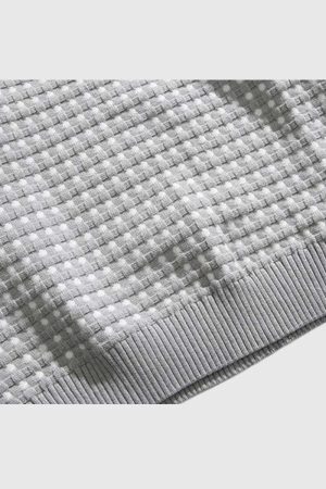 Style Core Aesthetics, New Style Trends Textured Knit Crew Neck Sweater