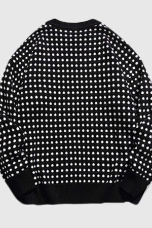 Style Core Aesthetics, New Style Trends Textured Knit Crew Neck Sweater