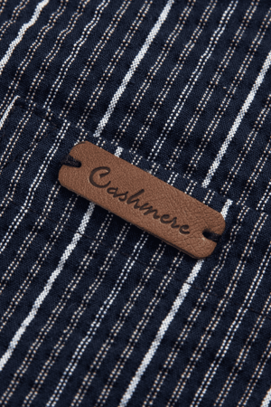 Style Core Aesthetics, New Style Trends Textured Stripe Short-Sleeve Shirt