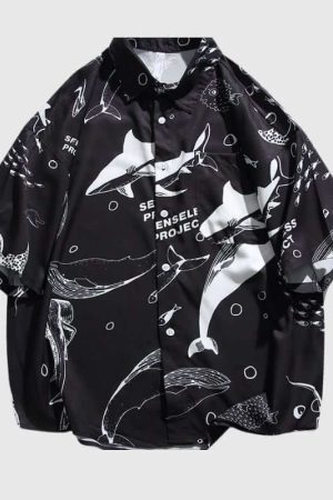 Style Core Aesthetics, New Style Trends Thin Casual Printed Shirts