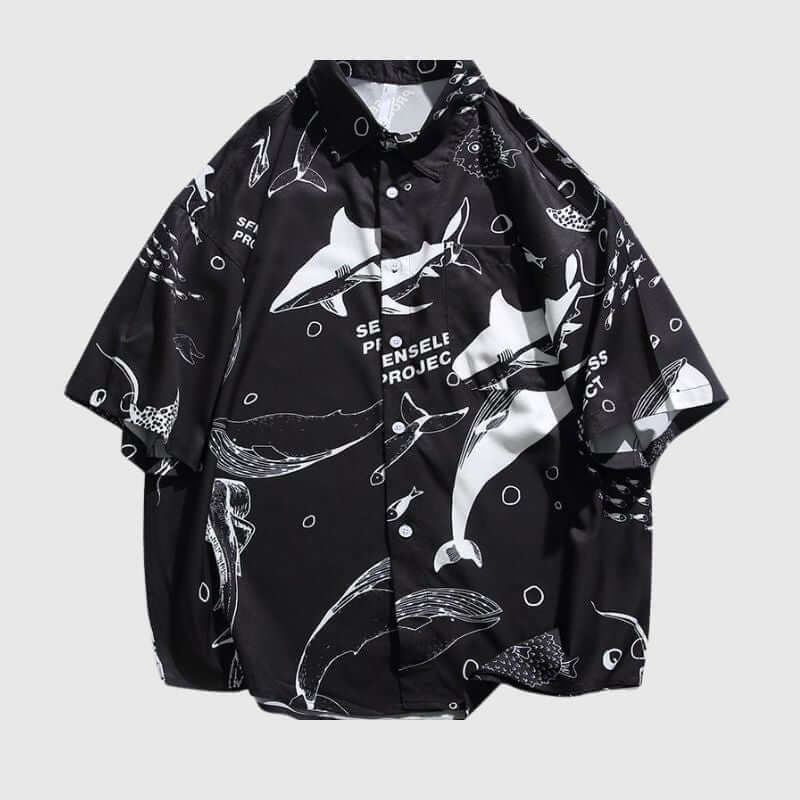 Style Core Aesthetics, New Style Trends Thin Casual Printed Shirts