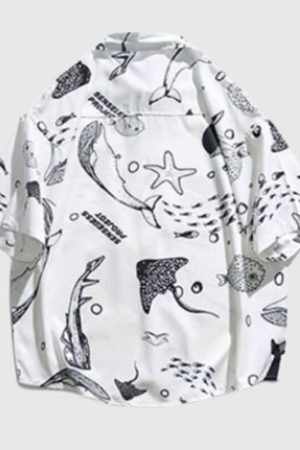 Style Core Aesthetics, New Style Trends Thin Casual Printed Shirts