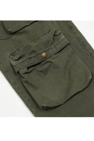Style Core Aesthetics, New Style Trends Three-Dimensional Patch Pocket Cargo Pants