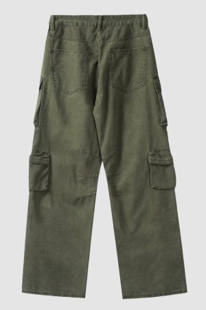Style Core Aesthetics, New Style Trends Three-Dimensional Patch Pocket Cargo Pants