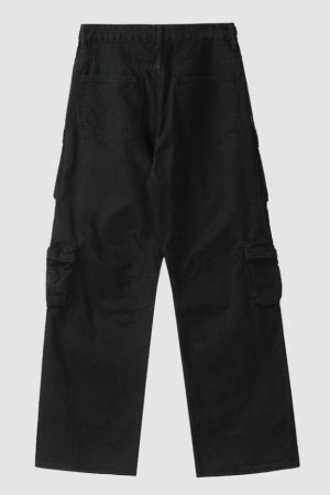 Style Core Aesthetics, New Style Trends Three-Dimensional Patch Pocket Cargo Pants