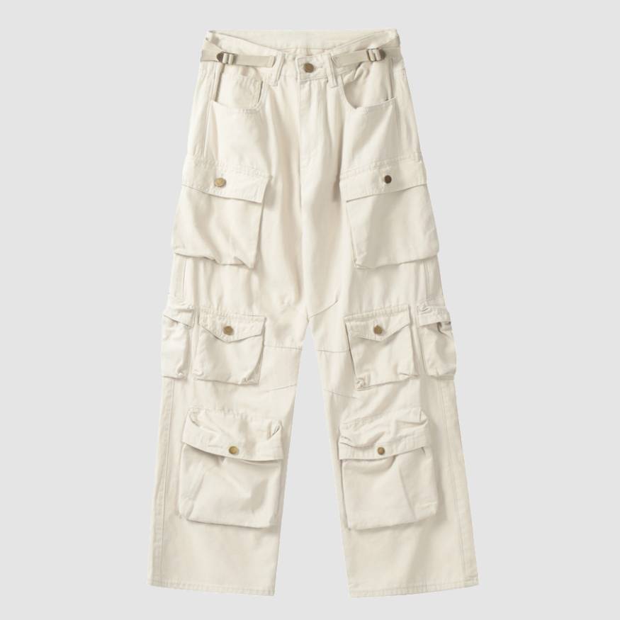 Style Core Aesthetics, New Style Trends Three-Dimensional Patch Pocket Cargo Pants