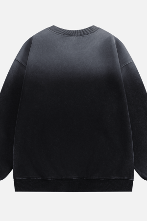 Style Core Aesthetics, New Style Trends 'Thursdays Nuthink' Washed Sweatshirt