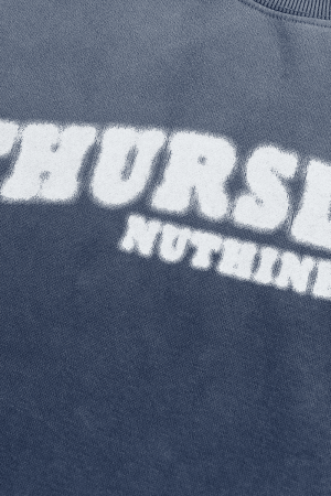 Style Core Aesthetics, New Style Trends 'Thursdays Nuthink' Washed Sweatshirt