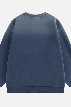 Style Core Aesthetics, New Style Trends 'Thursdays Nuthink' Washed Sweatshirt