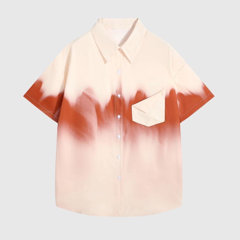 Style Core Aesthetics, New Style Trends Tie-dye Gradient Shirts