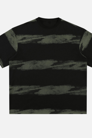 Style Core Aesthetics, New Style Trends Tie-Dye Stripe T-Shirt
