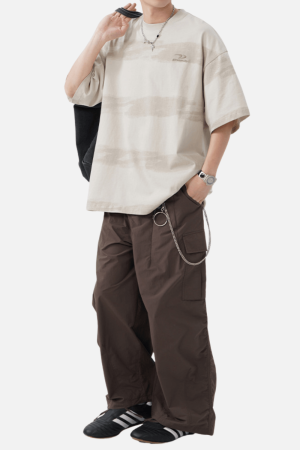 Style Core Aesthetics, New Style Trends Tie-Dye Stripe T-Shirt