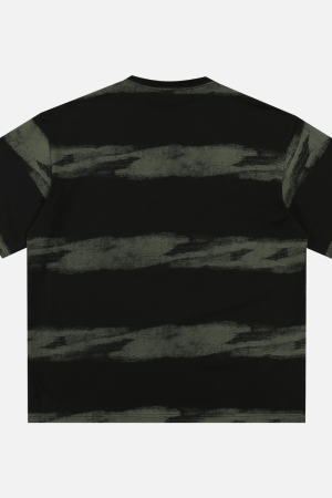 Style Core Aesthetics, New Style Trends Tie-Dye Stripe T-Shirt