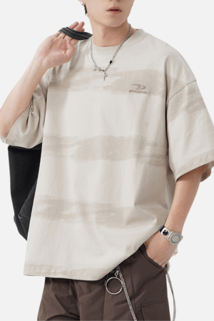 Style Core Aesthetics, New Style Trends Tie-Dye Stripe T-Shirt