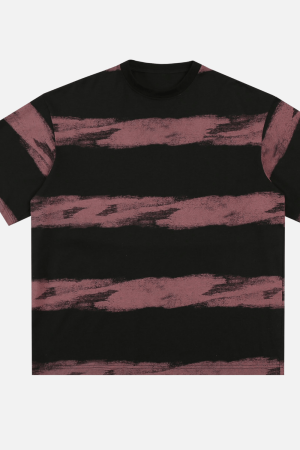 Style Core Aesthetics, New Style Trends Tie-Dye Stripe T-Shirt