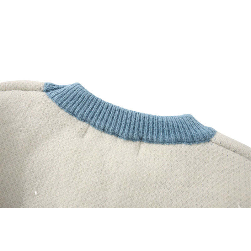 Style Core Aesthetics, New Style Trends Tree Pattern Color-blocked Pullover Style Core Aesthetics, New Style Trends Tree Pattern Color-blocked Pullover